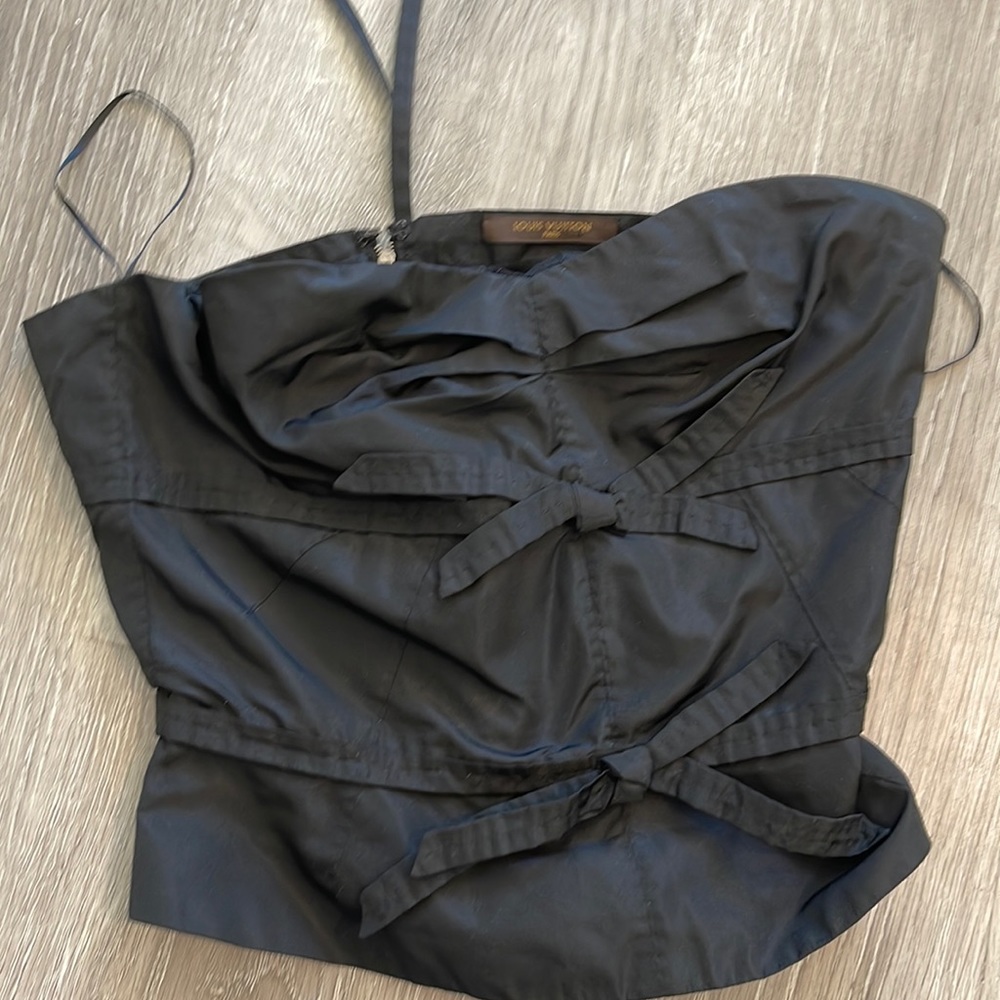 Vintage Louis Vuitton Strapless Corset Top